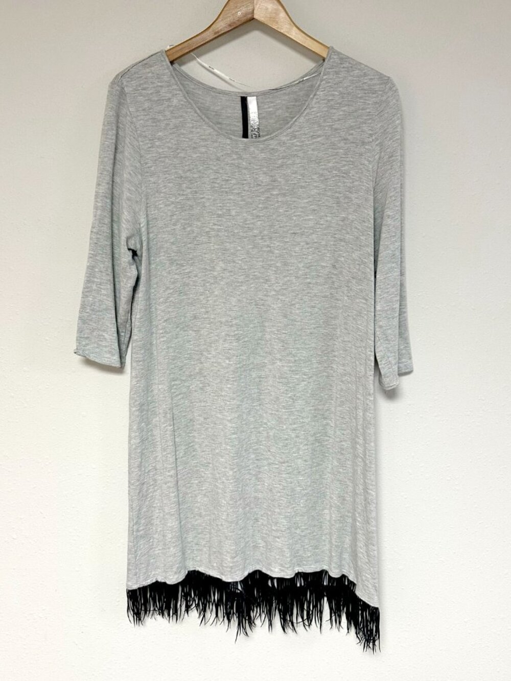 Kensie Fringe Hem Shift Dress - Picture 3 of 11
